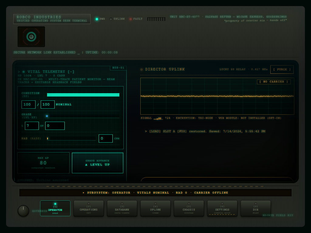 BUGGY — planning/2.8.5/mockups/FO3/audit-crossgame-BUGGY.png